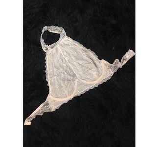 Lace halter bralette